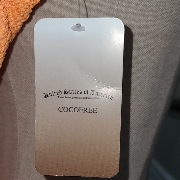 Vibrant Orange and Pink Kids One Piece - Picture 2 of 6